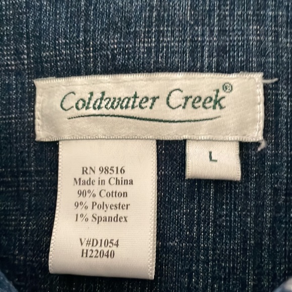 Vintage jean jacket. Coldwater Creek. - Picture 6 of 7